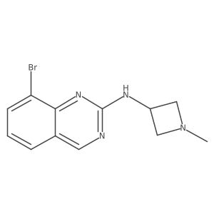 8-bromo-N-(1-methylazetidin-3-yl)quinazolin-2-amine Structure