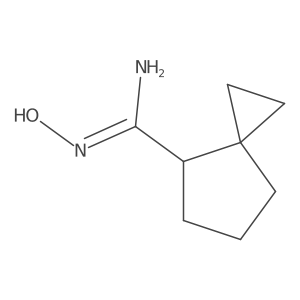N'-hydroxyspiro[2.4]heptane-4-carboximidamide结构式