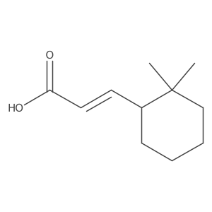 (2E)-3-(2,2-dimethylcyclohexyl)prop-2-enoic acid Structure