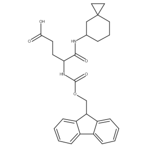 4-({[(9H-fluoren-9-yl)methoxy]carbonyl}amino)-4-({spiro[2.5]octan-5-yl}carbamoyl)butanoic acid Structure