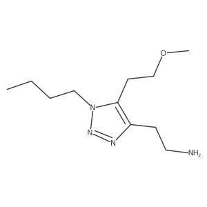 2-[1-butyl-5-(2-methoxyethyl)-1H-1,2,3-triazol-4-yl]ethan-1-amine Structure