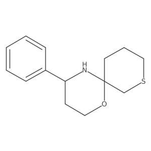 4-Phenyl-1-oxa-8-thia-5-azaspiro[5.5]undecane Structure