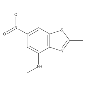 N,2-dimethyl-6-nitro-1,3-benzothiazol-4-amine Structure