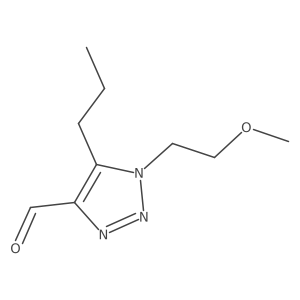 1-(2-methoxyethyl)-5-propyl-1H-1,2,3-triazole-4-carbaldehyde Structure