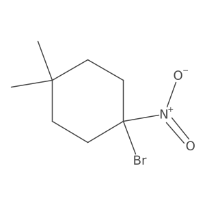 1-Bromo-4,4-dimethyl-1-nitrocyclohexane Structure
