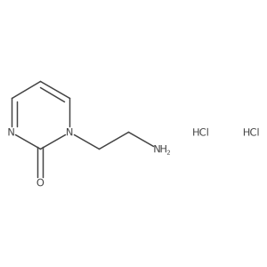 1-(2-Aminoethyl)pyrimidin-2(1H)-one dihydrochloride结构式
