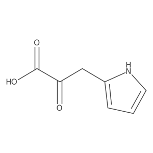 2-oxo-3-(1H-pyrrol-2-yl)propanoic acid结构式