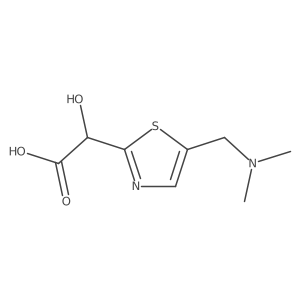 2-{5-[(Dimethylamino)methyl]-1,3-thiazol-2-yl}-2-hydroxyacetic acid结构式