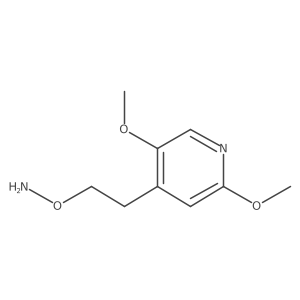 O-[2-(2,5-dimethoxypyridin-4-yl)ethyl]hydroxylamine Structure