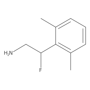 2-(2,6-Dimethylphenyl)-2-fluoroethan-1-amine Structure