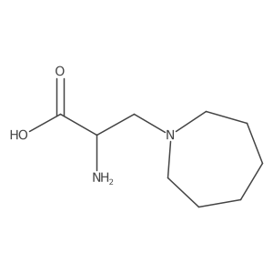 (S)-2-Amino-3-(azepan-1-yl)propanoic acid结构式