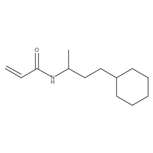 N-(4-Cyclohexylbutan-2-yl)prop-2-enamide结构式