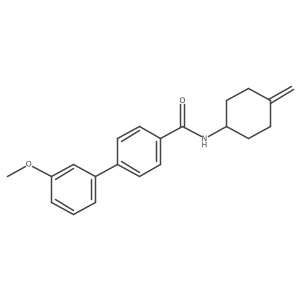 4-(3-methoxyphenyl)-N-(4-methylenecyclohexyl)benzamide结构式