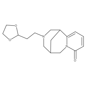 11-[2-(1,3-Dioxolan-2-yl)ethyl]-7,11-diazatricyclo[7.3.1.0^{2,7}]trideca-2,4-dien-6-one Structure