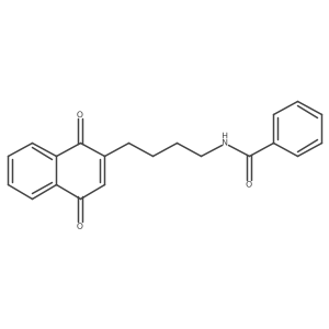 N-(4-(1,4-Dioxo-1,4-dihydronaphthalen-2-yl)butyl)benzamide Structure