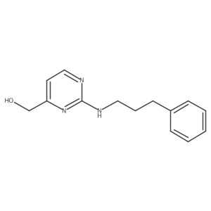 {2-[(3-Phenylpropyl)amino]pyrimidin-4-yl}methanol Structure