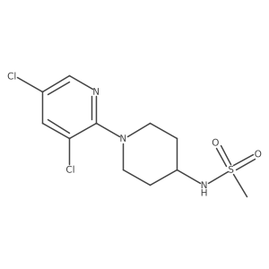N-[1-(3,5-dichloropyridin-2-yl)piperidin-4-yl]methanesulfonamide Structure