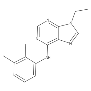 N-(2,3-dimethylphenyl)-9-ethyl-9H-purin-6-amine Structure