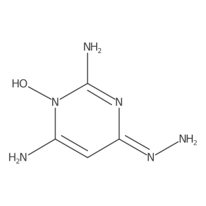 2,6-Diamino-4-hydrazinylpyrimidine 1-oxide结构式