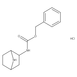 Benzyl ((1R,2R,4S)-7-azabicyclo[2.2.1]heptan-2-yl)carbamate hydrochloride Structure