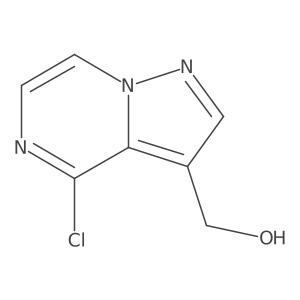 (4-Chloropyrazolo[1,5-a]pyrazin-3-yl)methanol结构式