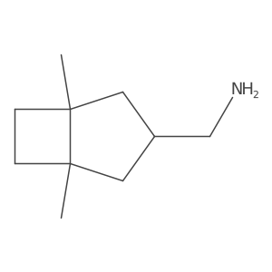 CC12CCC1(C)CC(CN)C2结构式
