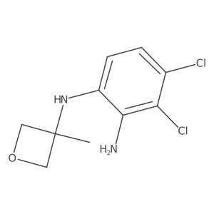 3,4-Dichloro-N1-(3-methyl-3-oxetanyl)-1,2-benzenediamine Structure