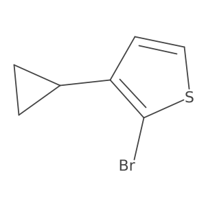 2-Bromo-3-cyclopropylthiophene Structure