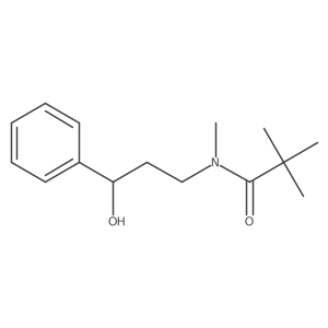 N-(3-Hydroxy-3-phenylpropyl)-N-methylpivalamide Structure