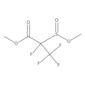 Methyl 2,3,3,3-tetrafluoro-2-methoxysulfinylpropanoate结构式