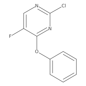 2-Chloro-5-fluoro-4-phenoxypyrimidine结构式
