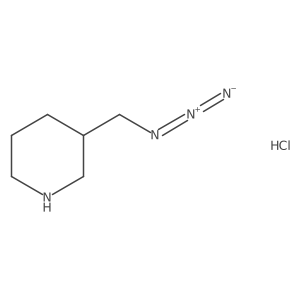 3-(Azidomethyl)piperidine hydrochloride Structure