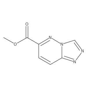 Methyl [1,2,4]triazolo[4,3-b]pyridazine-6-carboxylate结构式