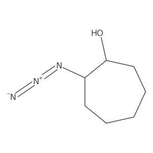 (1R,2R)-2-azidocycloheptan-1-ol结构式