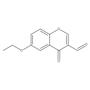 6-Ethoxy-4-oxo-4H-chromene-3-carbaldehyde Structure