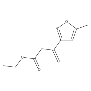 Ethyl 3-(5-methylisoxazol-3-yl)-3-oxopropanoate Structure