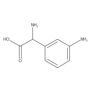 (S)-2-Amino-2-(3-aminophenyl)acetic acid Structure