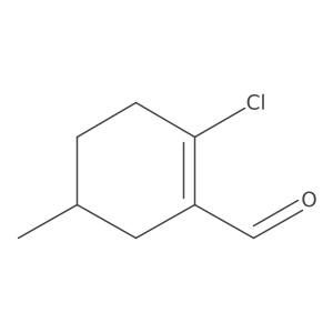 2-Chloro-5-methyl-1-cyclohexenecarbaldehyde Structure