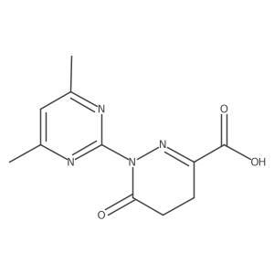 1-(4,6-Dimethylpyrimidin-2-yl)-6-oxo-1,4,5,6-tetrahydropyridazine-3-carboxylic acid结构式