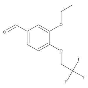 3-Ethoxy-4-(2,2,2-trifluoroethoxy)benzaldehyde结构式