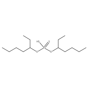 3-Heptanol, hydrogen phosphorodithioate结构式