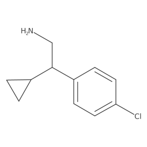 2-(4-Chlorophenyl)-2-cyclopropylethanamine结构式