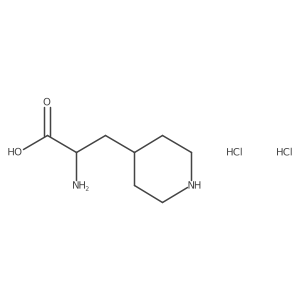 (2S)-2-amino-3-(piperidin-4-yl)propanoicaciddihydrochloride结构式