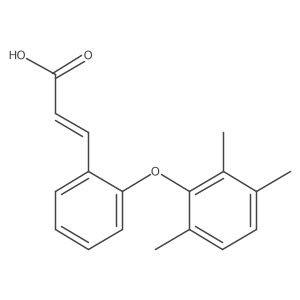 3-[2-(2,3,6-Trimethylphenoxy)phenyl]prop-2-enoic acid Structure