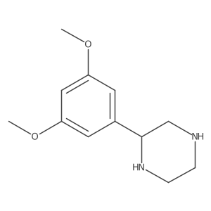 (2R)-2-(3,5-Dimethoxyphenyl)piperazine Structure