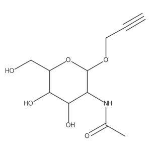 N-[(2S,3R,4R,5R,6R)-4,5-dihydroxy-6-(hydroxymethyl)-2-prop-2-ynoxyoxan-3-yl]acetamide Structure