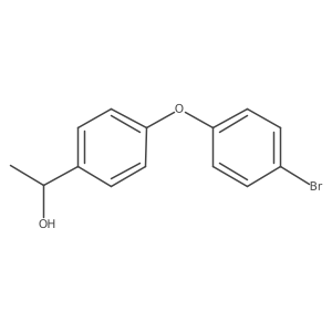 1-[4-(4-Bromophenoxy)phenyl]ethan-1-ol结构式