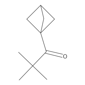 1-{Bicyclo[1.1.1]pentan-1-yl}-2,2-dimethylpropan-1-one结构式