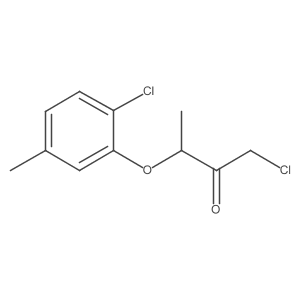 1-Chloro-3-(2-chloro-5-methylphenoxy)butan-2-one结构式