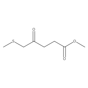 Methyl 5-methylthio-4-oxopentanoate结构式